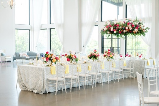 Reception floral design in Fayetteville, Arkansas